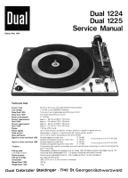 Dual 1224-Service-Manual 